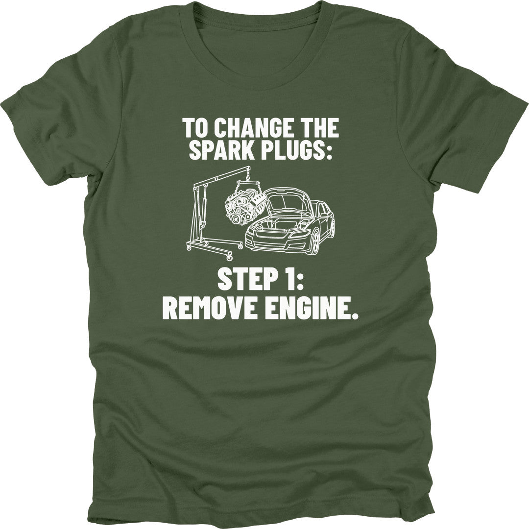 Step One t-shirt in Military Green