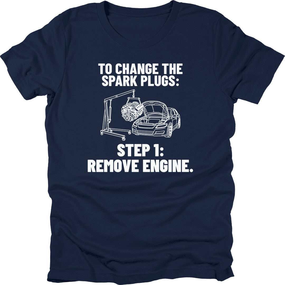Step One t-shirt in Navy