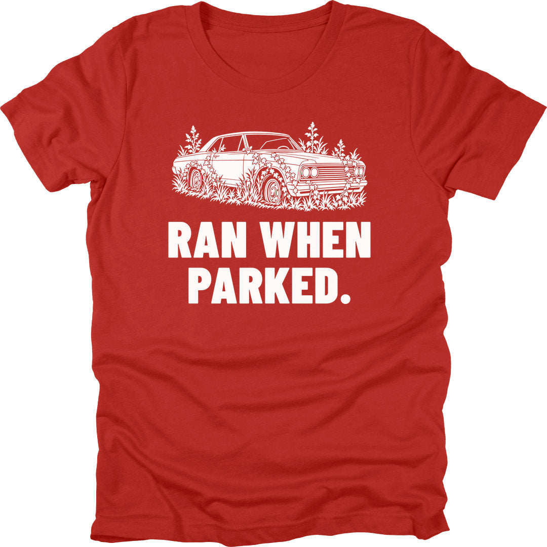 Ran When Parked t-shirt in Red