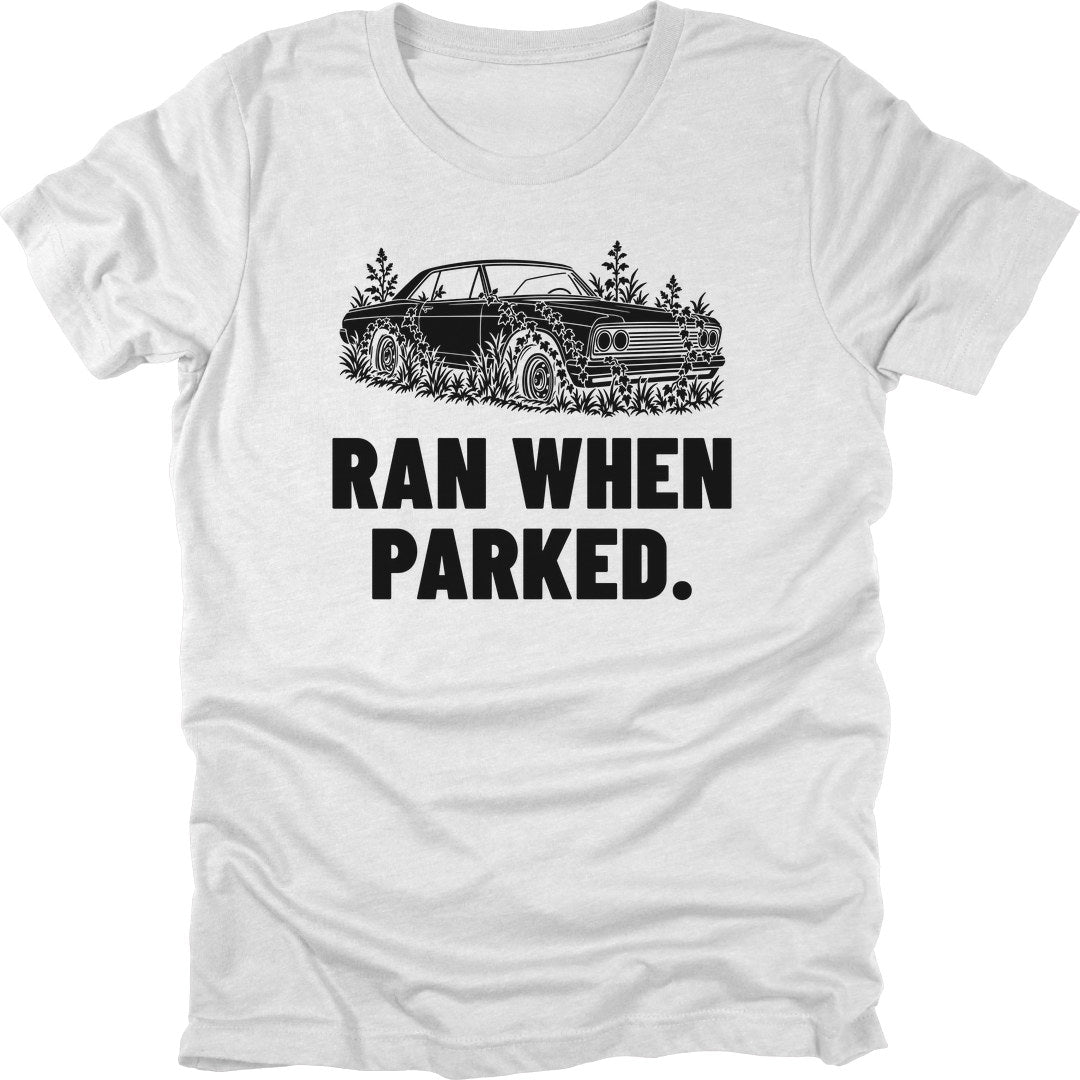 Ran When Parked t-shirt in White