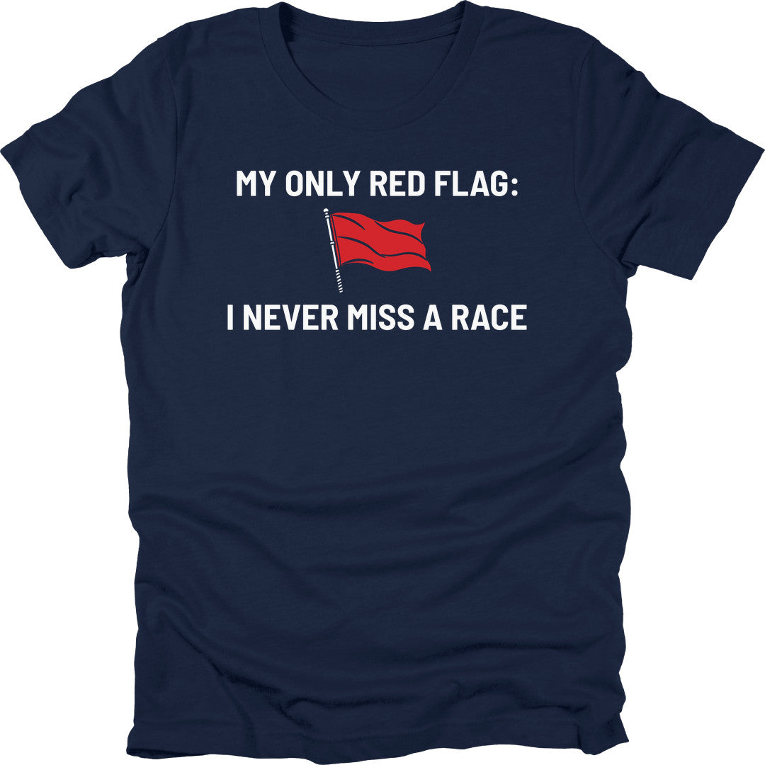 Red Flag t-shirt in Navy