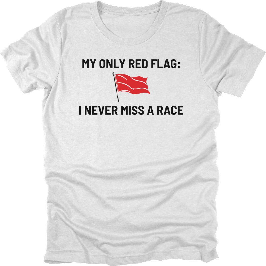 Red Flag t-shirt in White
