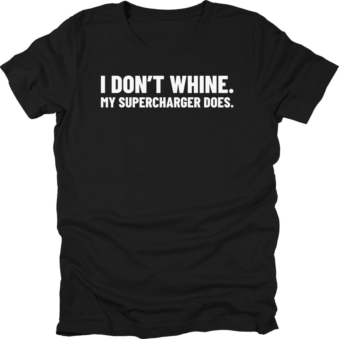 No Whining t-shirt in Black