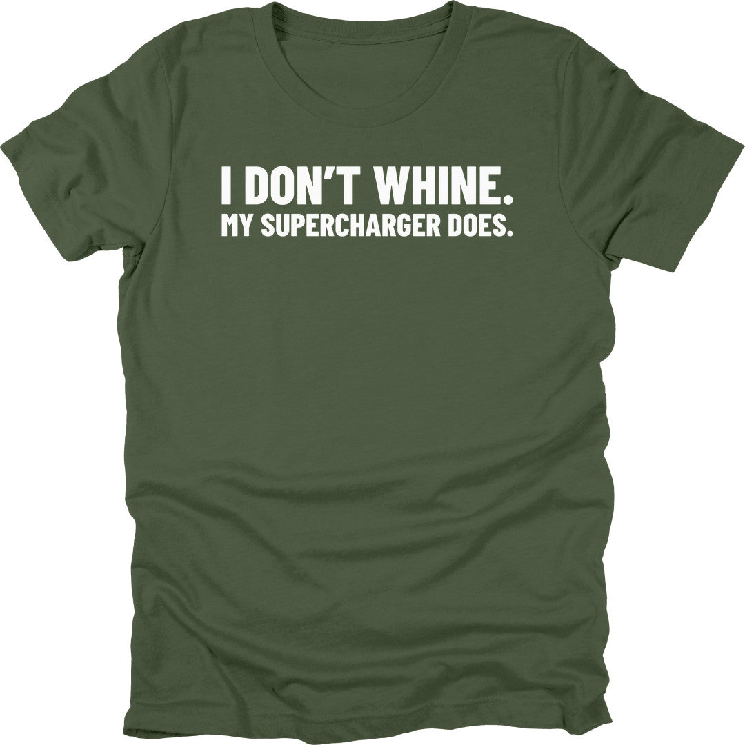 No Whining t-shirt in Military Green
