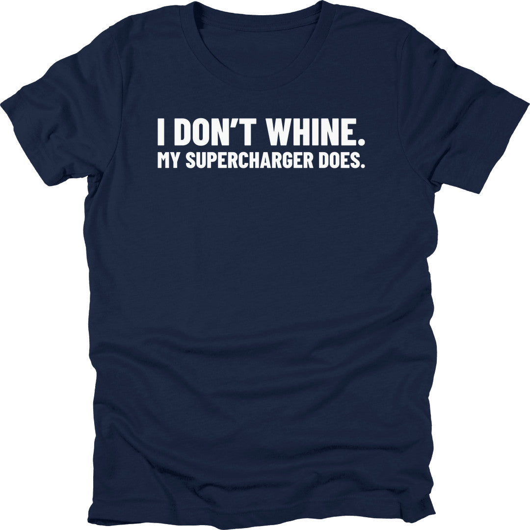 No Whining t-shirt in Navy