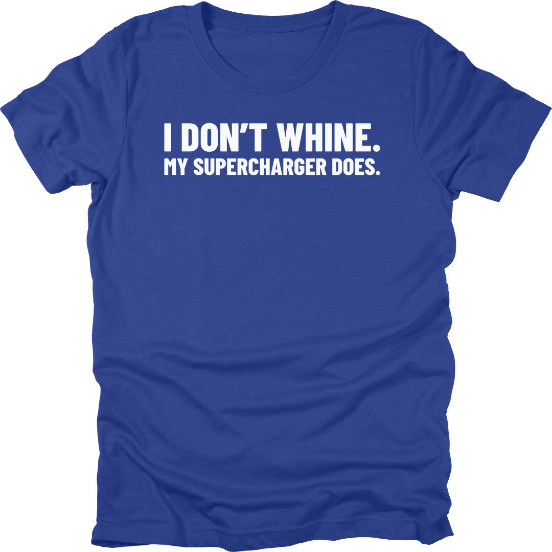 No Whining t-shirt in Royal