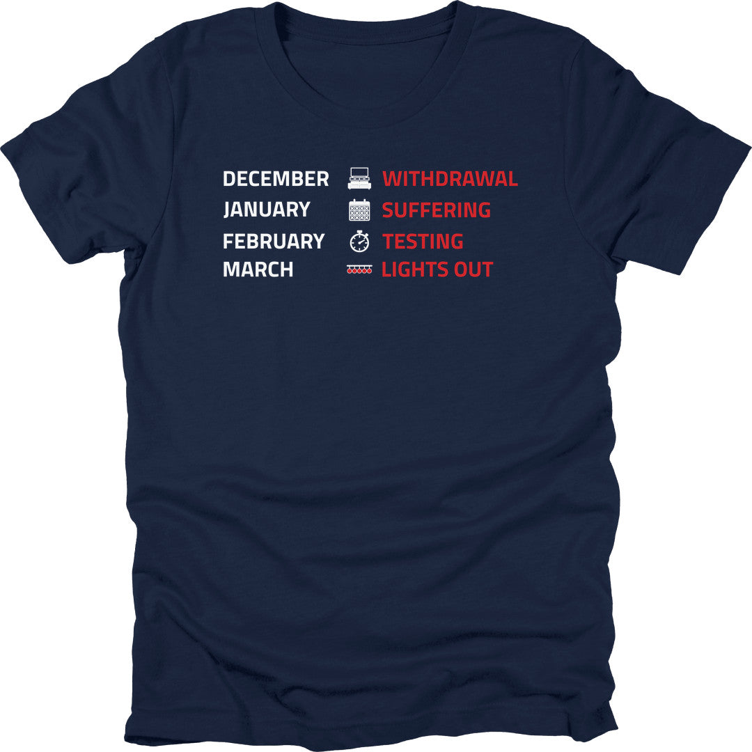 Off-Season t-shirt in Navy