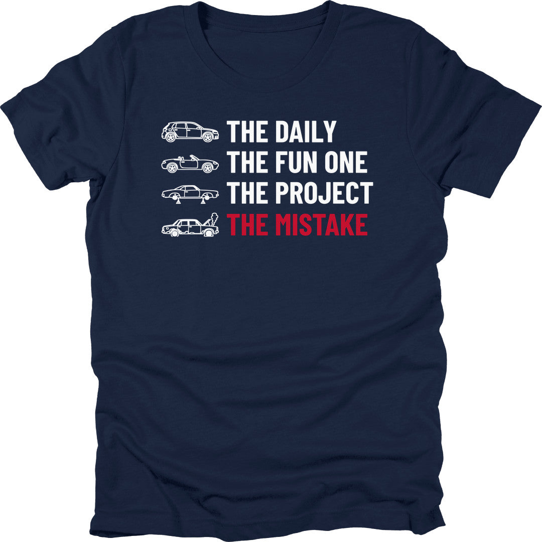Garage Lineup t-shirt in Navy