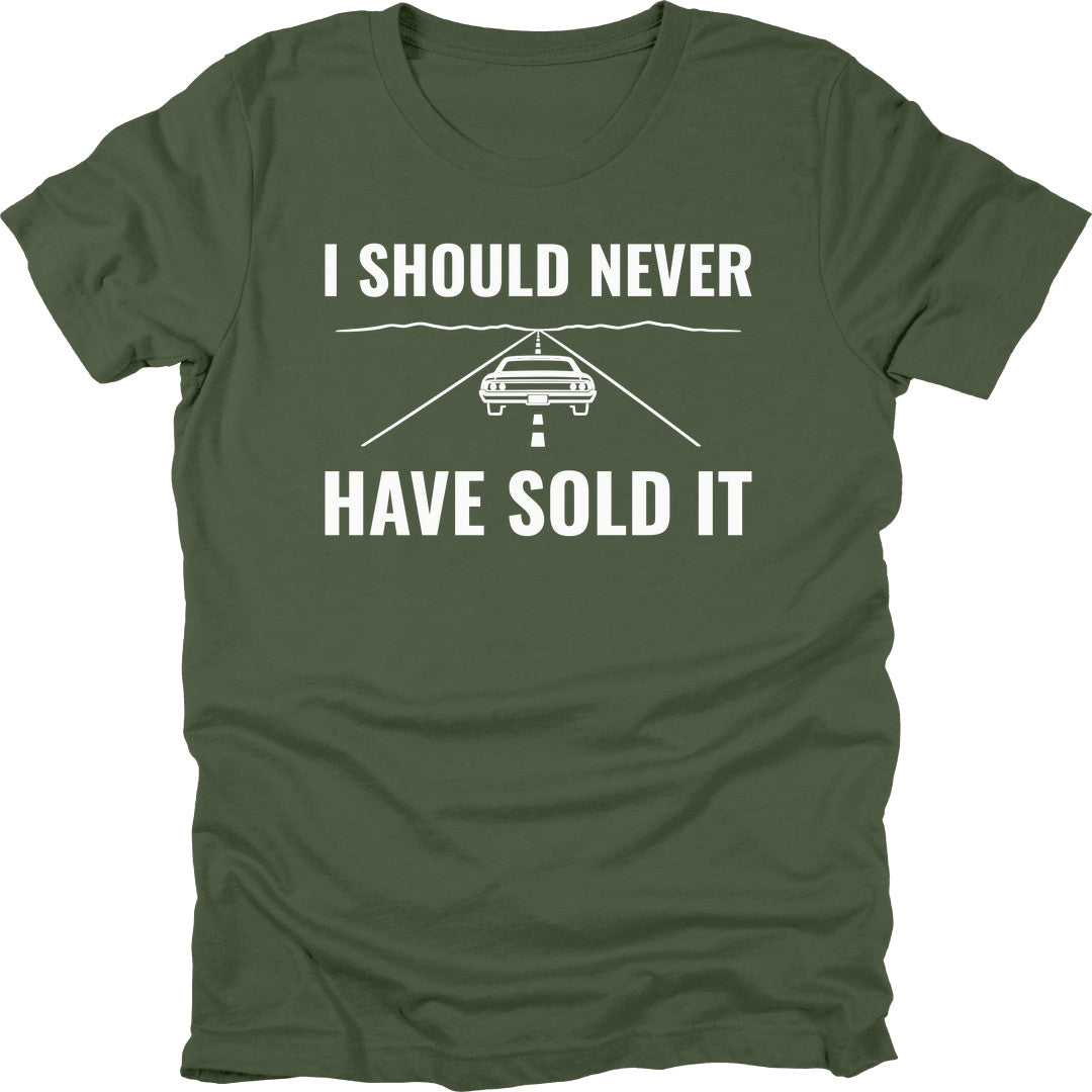 Never Sold It t-shirt in Military Green