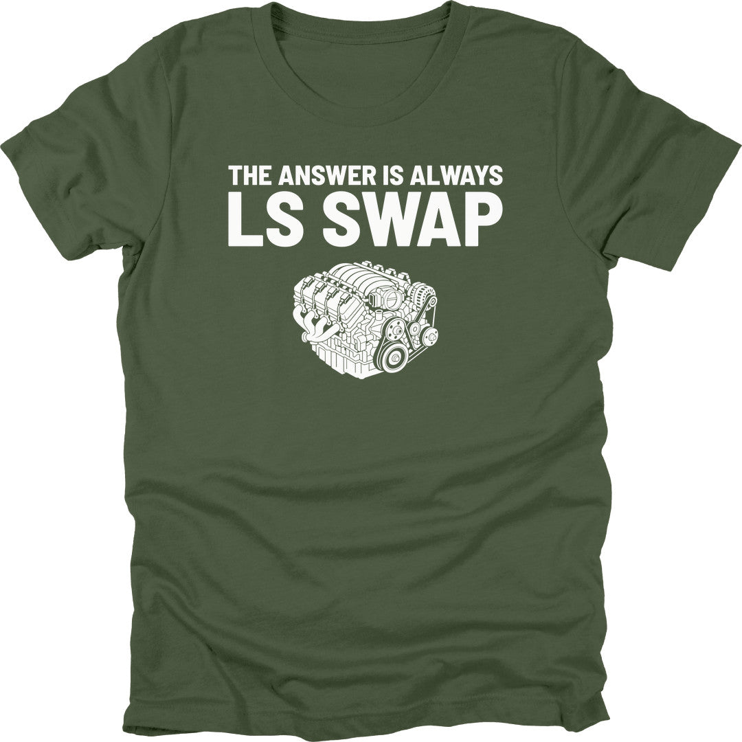 Just Swap It t-shirt in Military Green