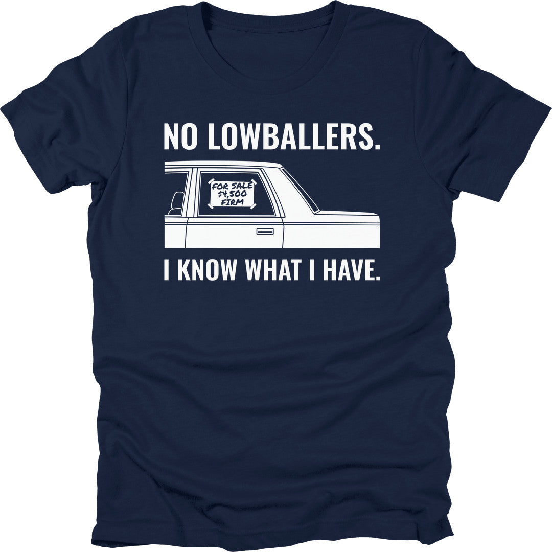 No Lowballers t-shirt in Navy