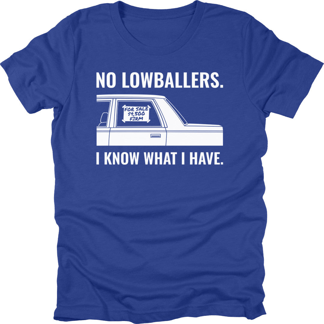 No Lowballers t-shirt in Royal