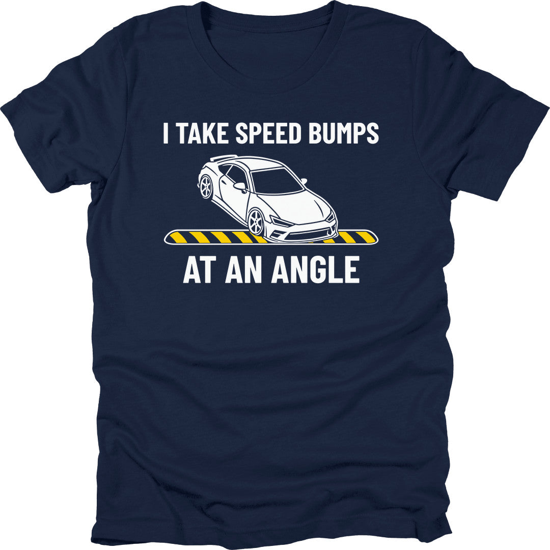 Speed Bumps t-shirt in Navy