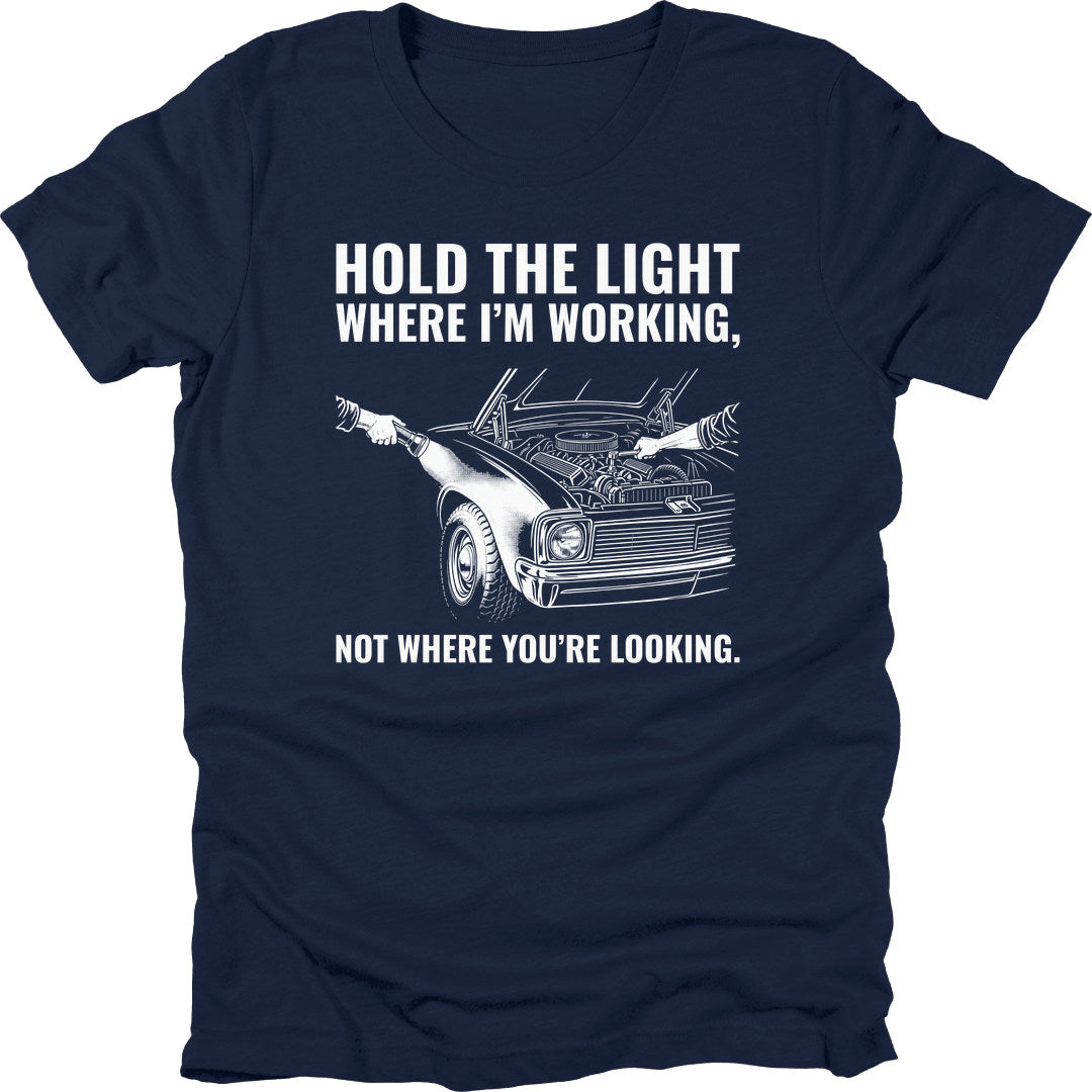 Hold The Light t-shirt in Navy