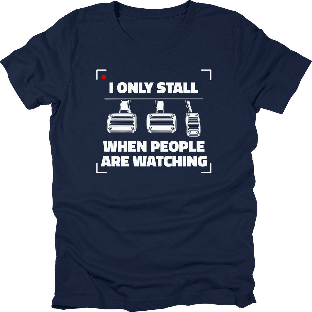 Stage Fright t-shirt in Navy