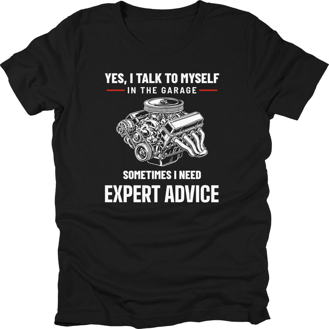Expert Advice t-shirt in Black