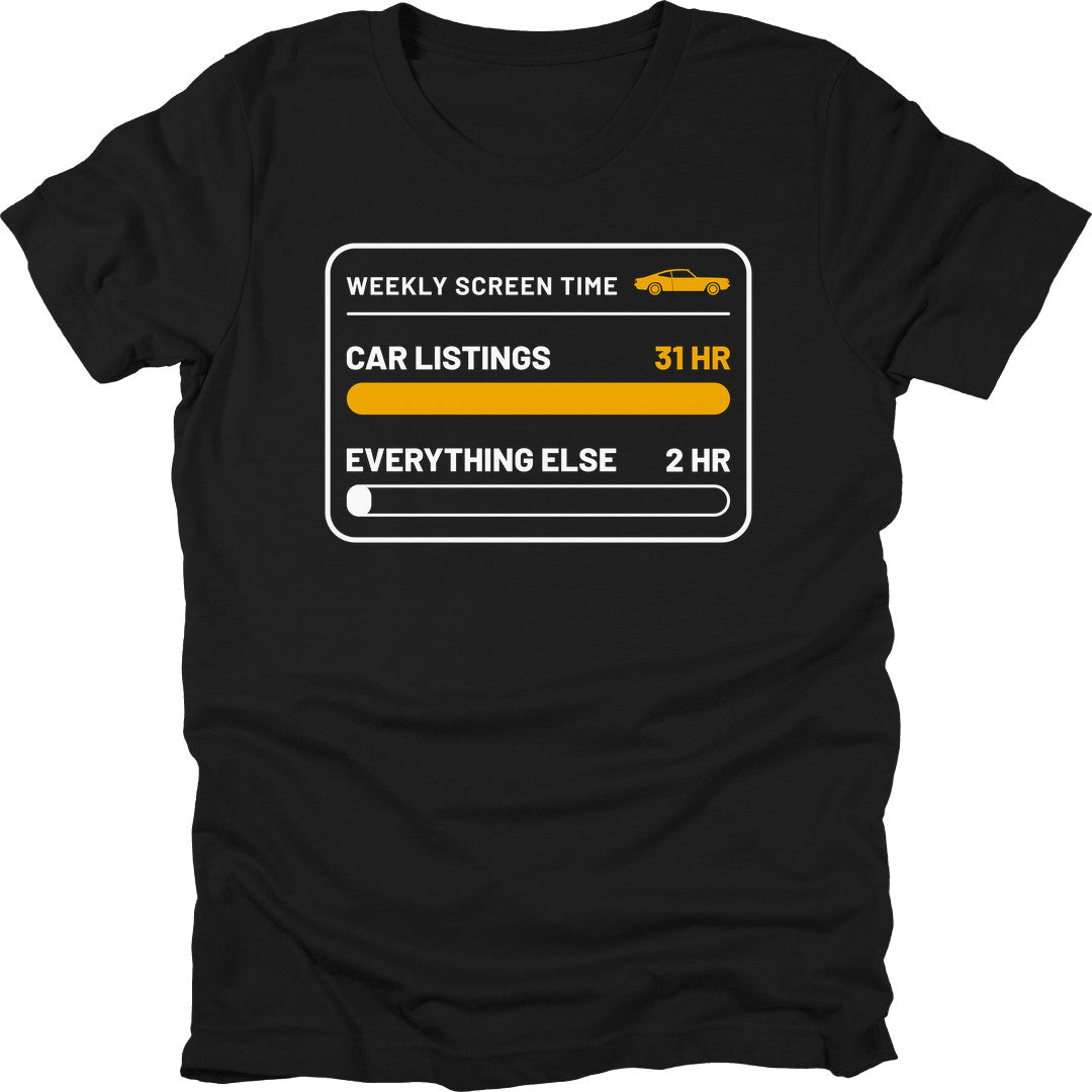 Screen Time t-shirt in Black