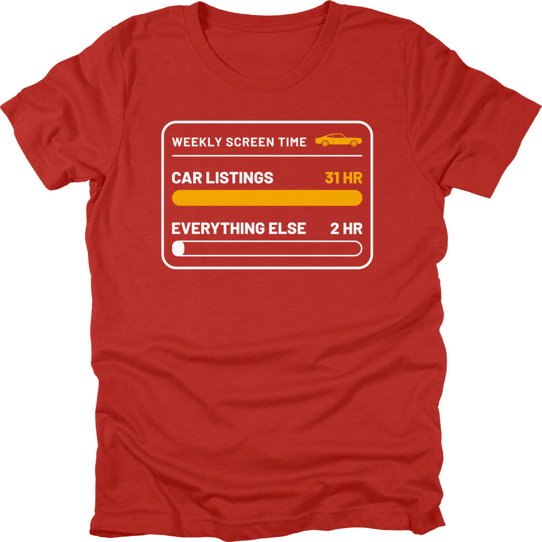 Screen Time t-shirt in Red