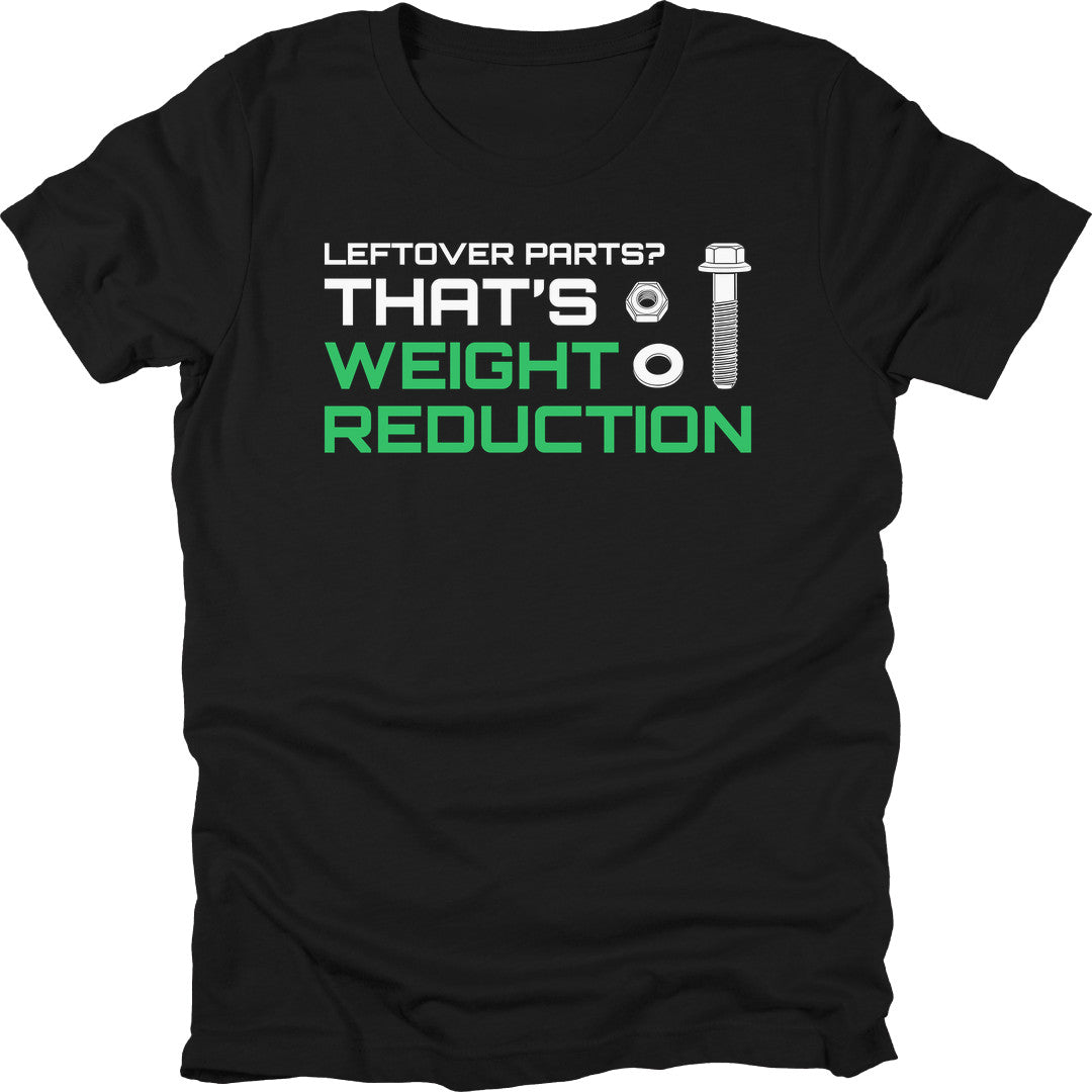 Leftover Parts t-shirt in Black