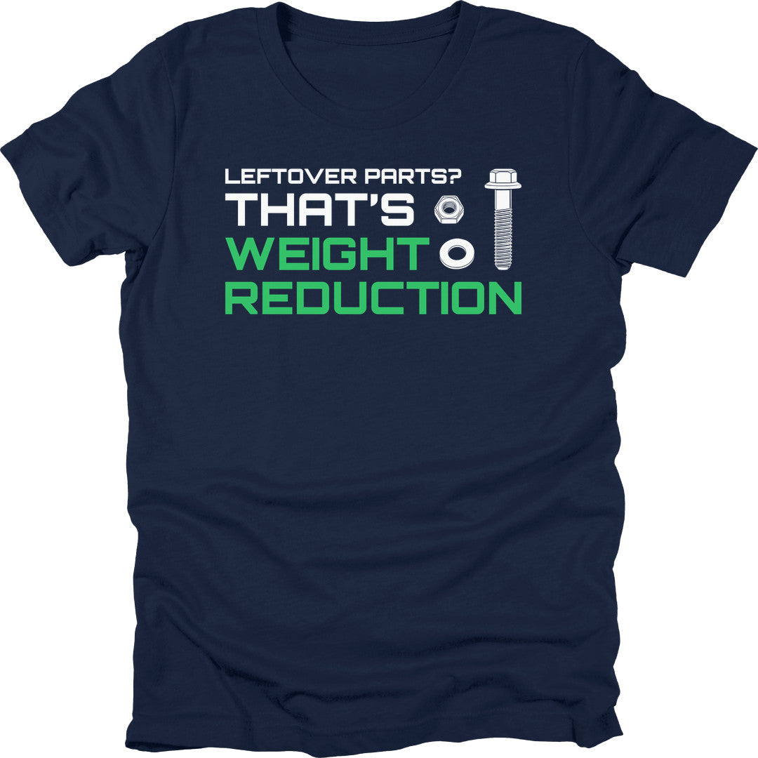 Leftover Parts t-shirt in Navy
