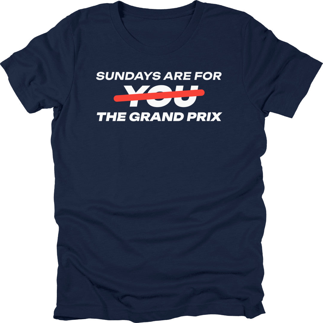 Grand Prix Sundays t-shirt in Navy