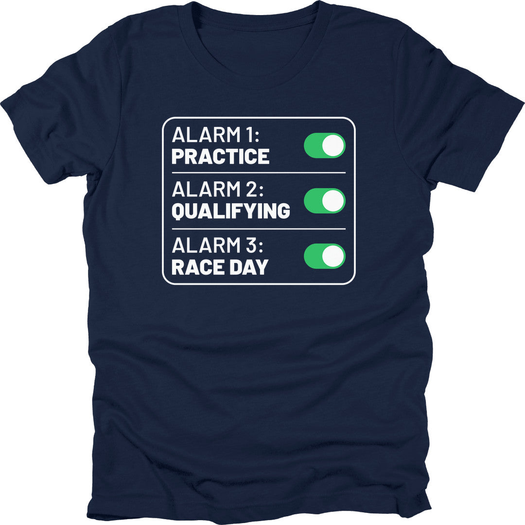 Race Alarms t-shirt in Navy