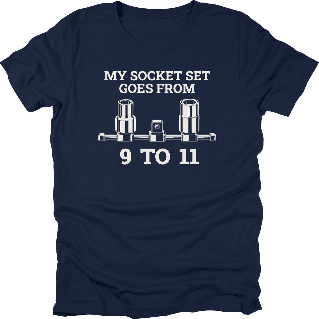 Nine To Eleven t-shirt in Navy