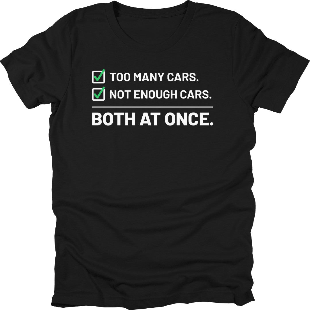 Not Enough Cars t-shirt in Black