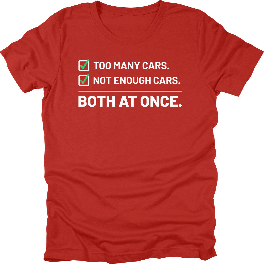 Not Enough Cars t-shirt in Red