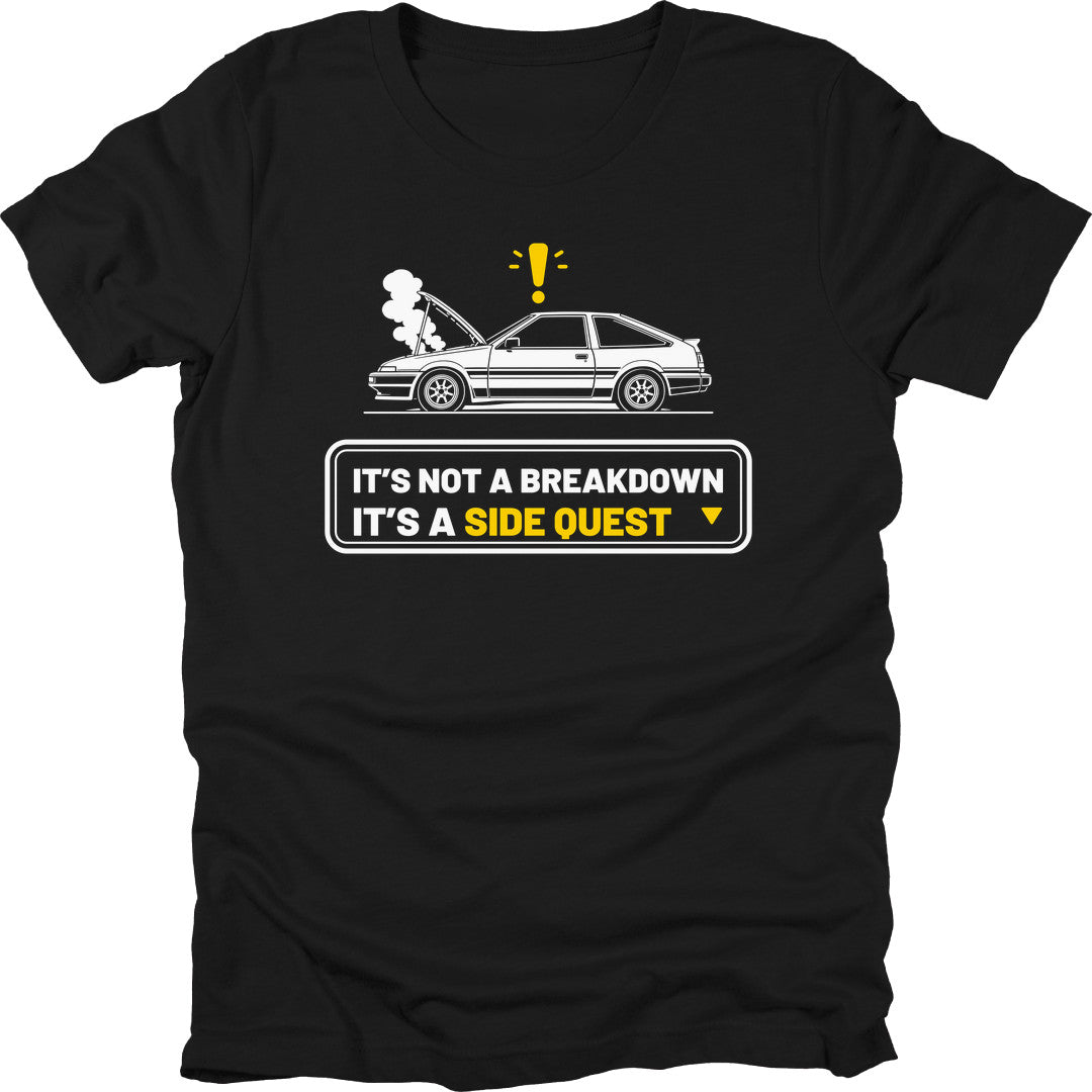Side Quest t-shirt in Black