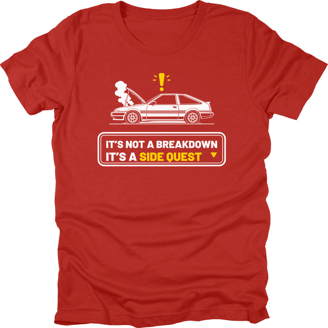 Side Quest t-shirt in Red