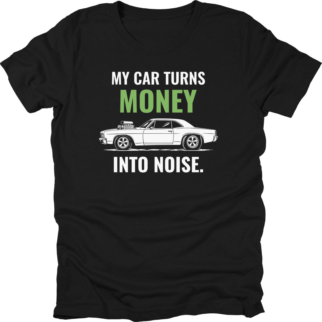 Money Into Noise t-shirt in Black