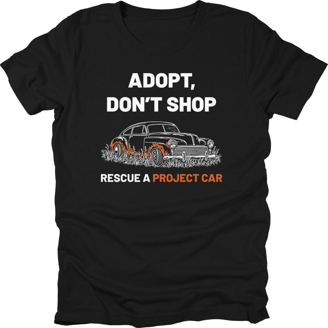 Rescue A Project t-shirt in Black