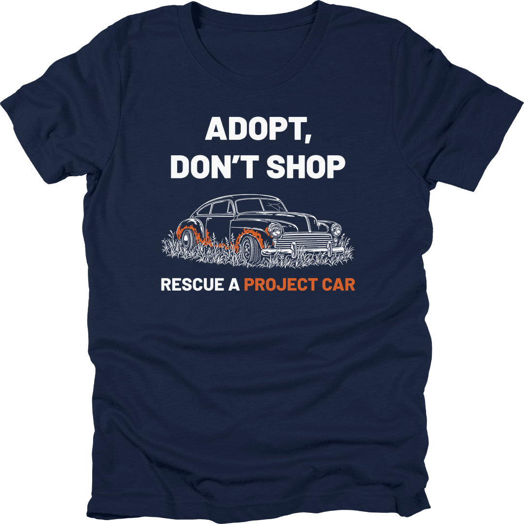 Rescue A Project t-shirt in Navy
