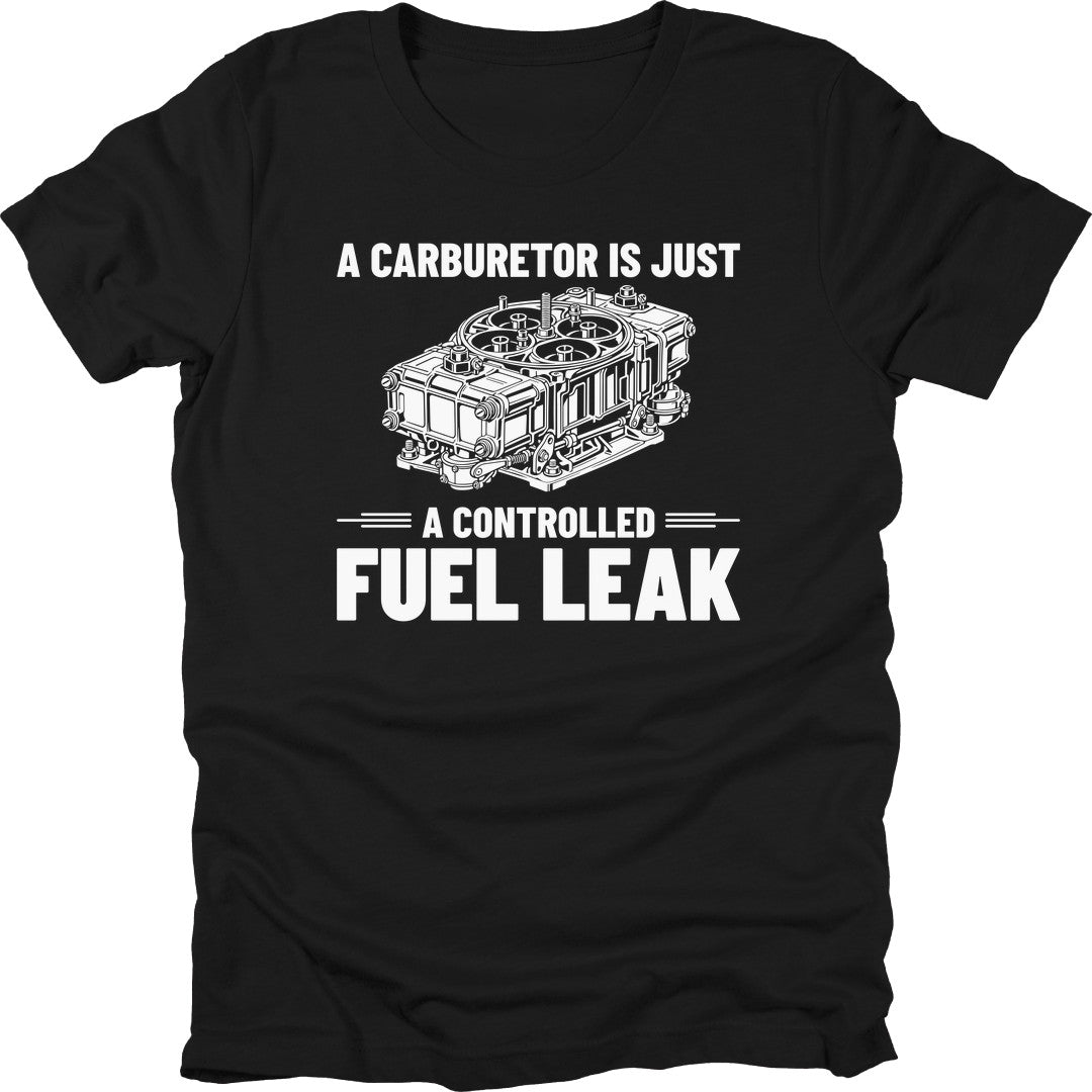 Controlled Fuel Leak t-shirt in Black