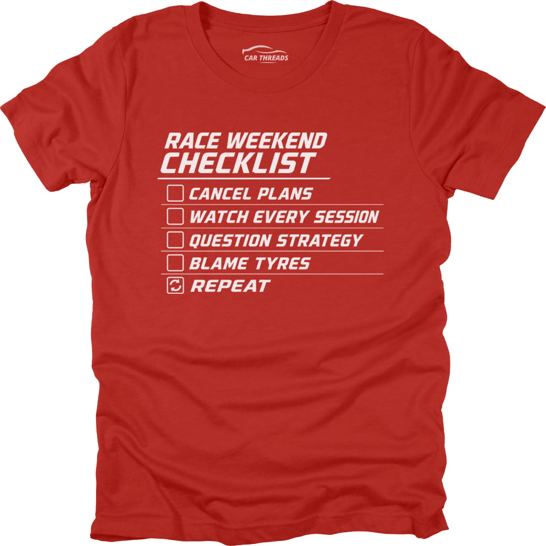 Race Weekend Checklist